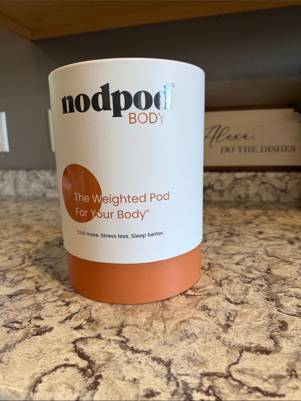 nodpod BODY Weighted Pod — Terracotta Comfort for Calming Pressure Therapy